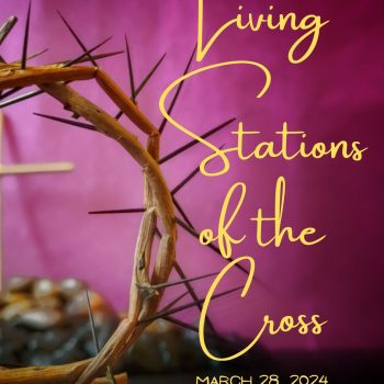 Living Stations of the Cross Flyer 2024